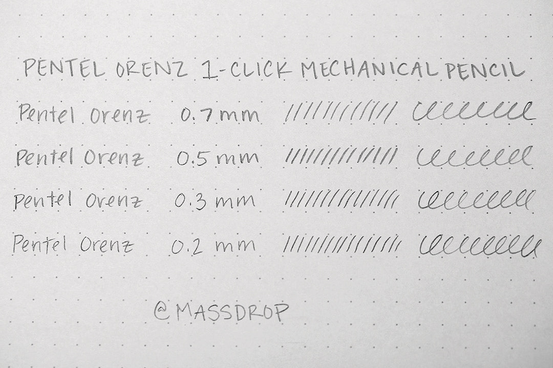 Pentel Orenz 1-Click Mechanical Pencil (4-Pack)