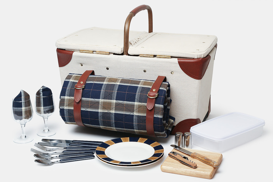 Picnic Time Pioneer Basket for 2