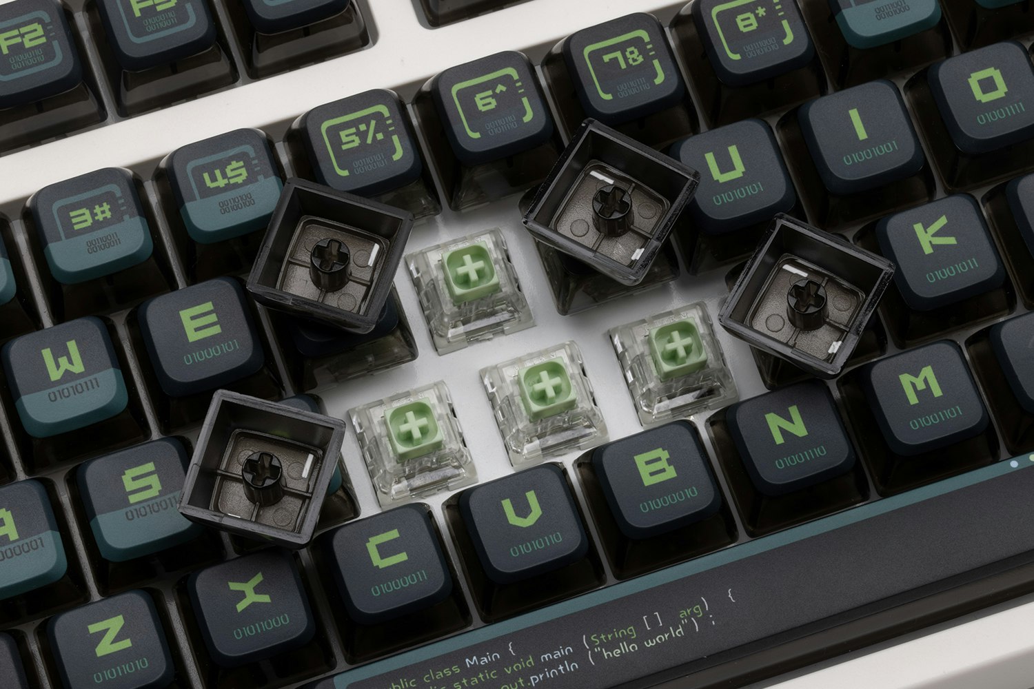Piifox Binary ASA Profile Keycap Set