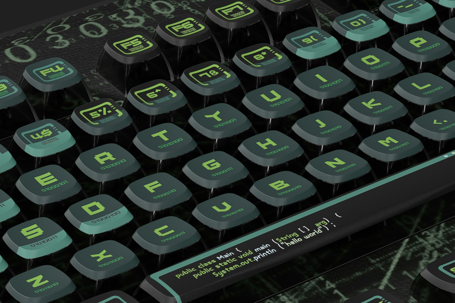 Piifox Binary ASA Profile Keycap Set