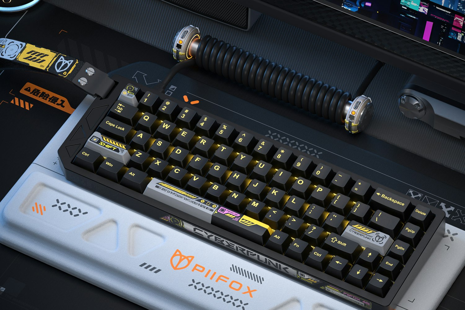 Piifox Walker68 CNC-Machined Aluminum Mechanical Keyboard