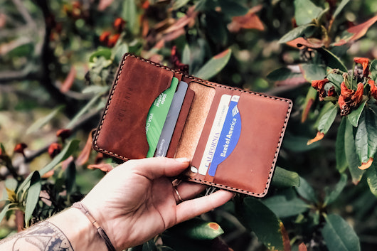 Pine Top Bristlecone Leather Card Wallet