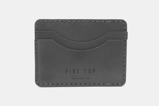 Pine Top Hemlock Leather Money-Clip Wallet