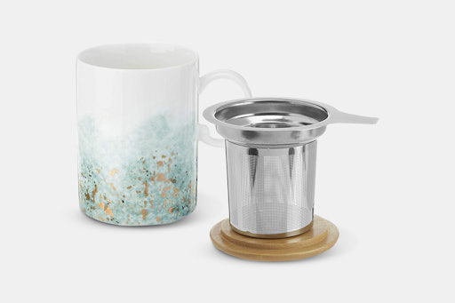 Pinky Up: Bennett Ceramic Tea Mug & Infuser