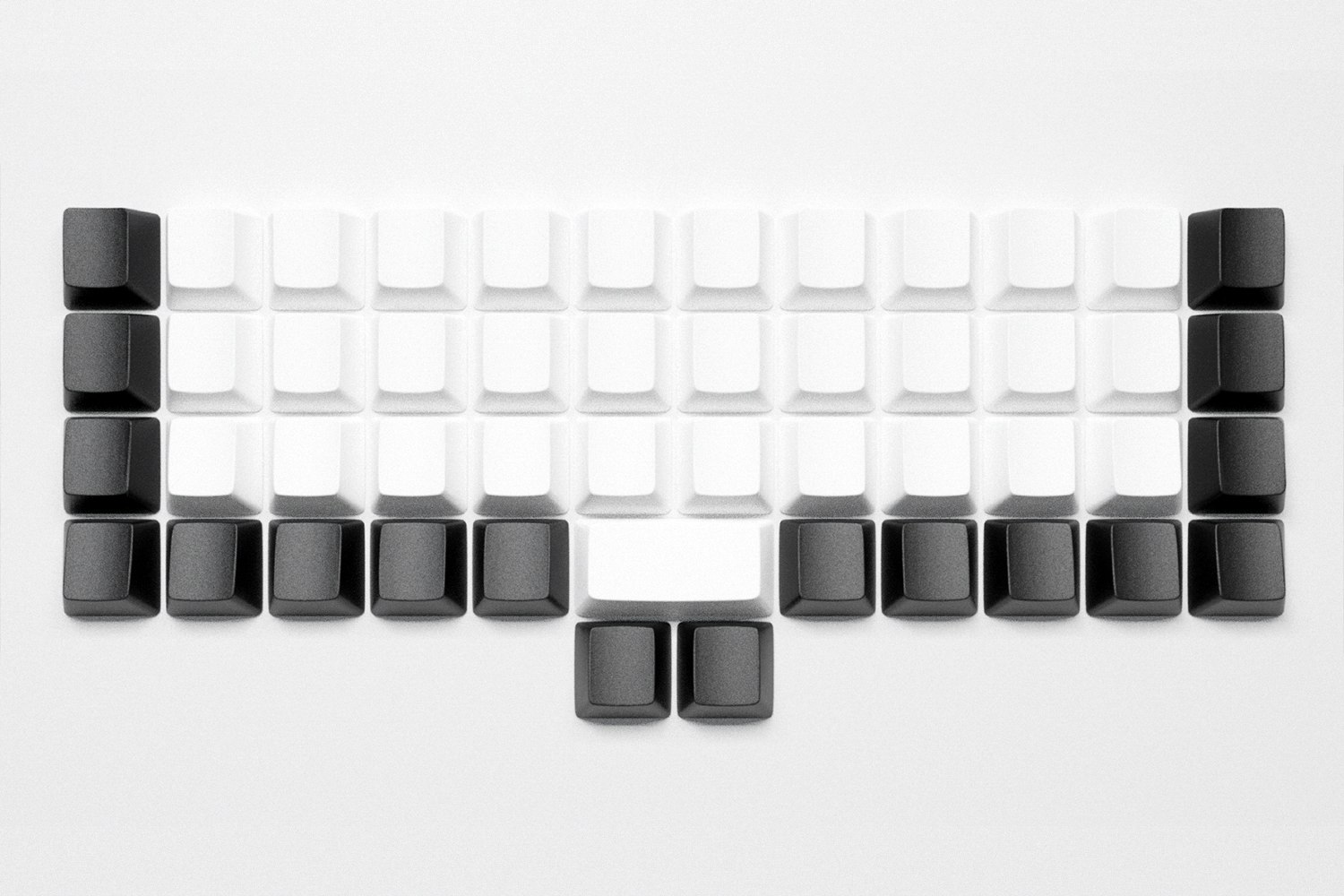 White Alphas, Black Modifiers, OEM profile, ABS