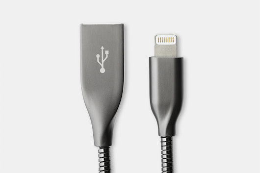 Plugies Stainless Steel USB Cables (2-Pack)
