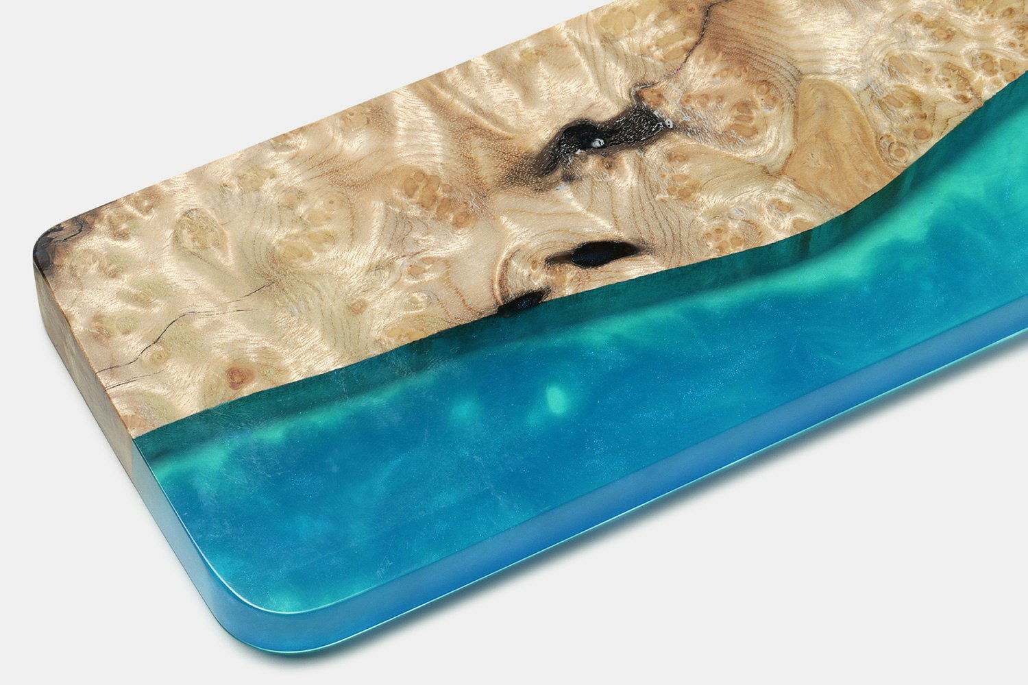 Poco Golden Camphor Burl & Resin Wrist Rest