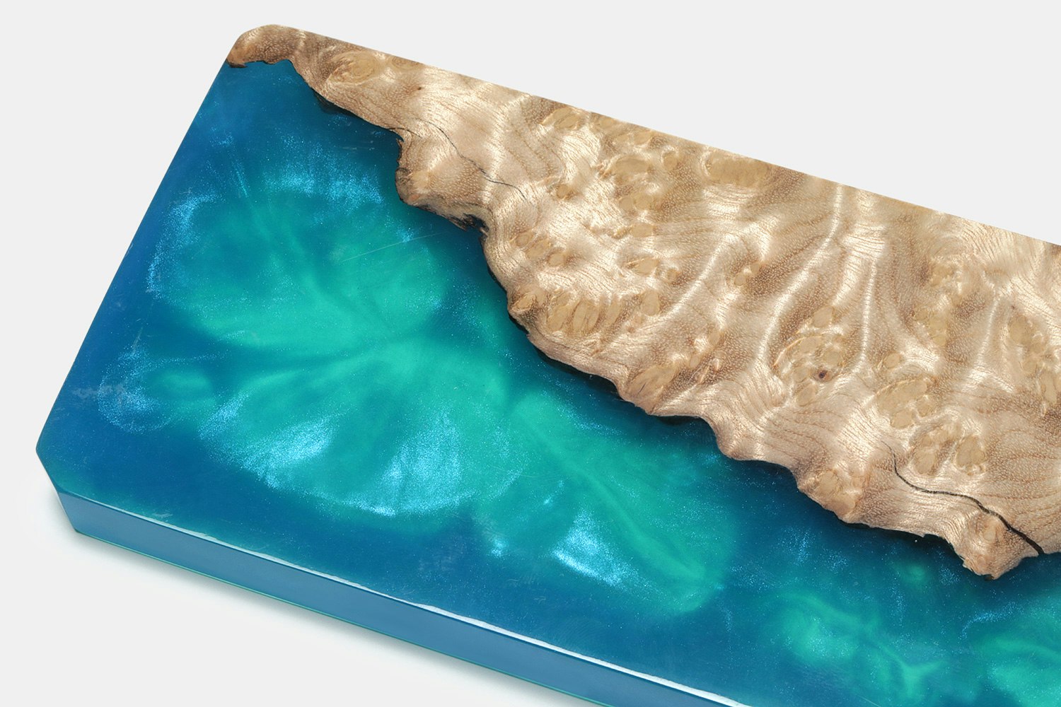 Poco Golden Camphor Burl & Resin Wrist Rest