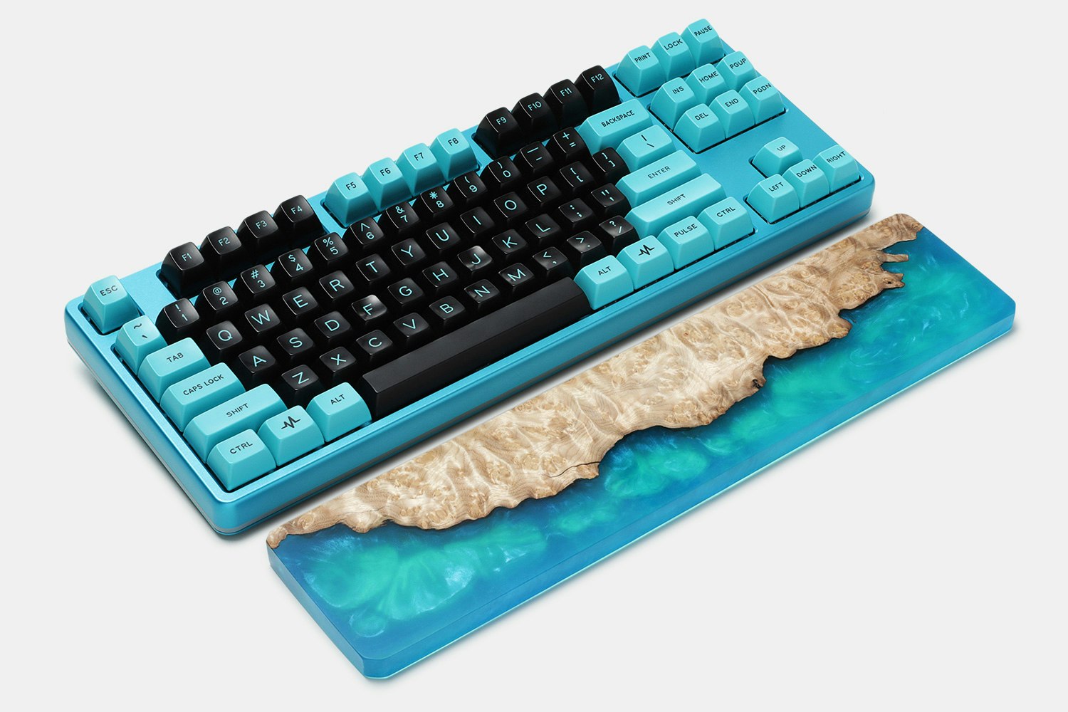 Poco Golden Camphor Burl & Resin Wrist Rest