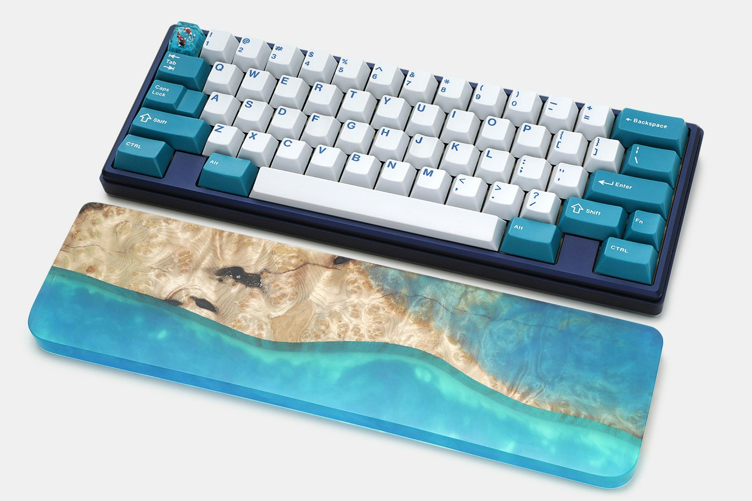 Poco Golden Camphor Burl & Resin Wrist Rest