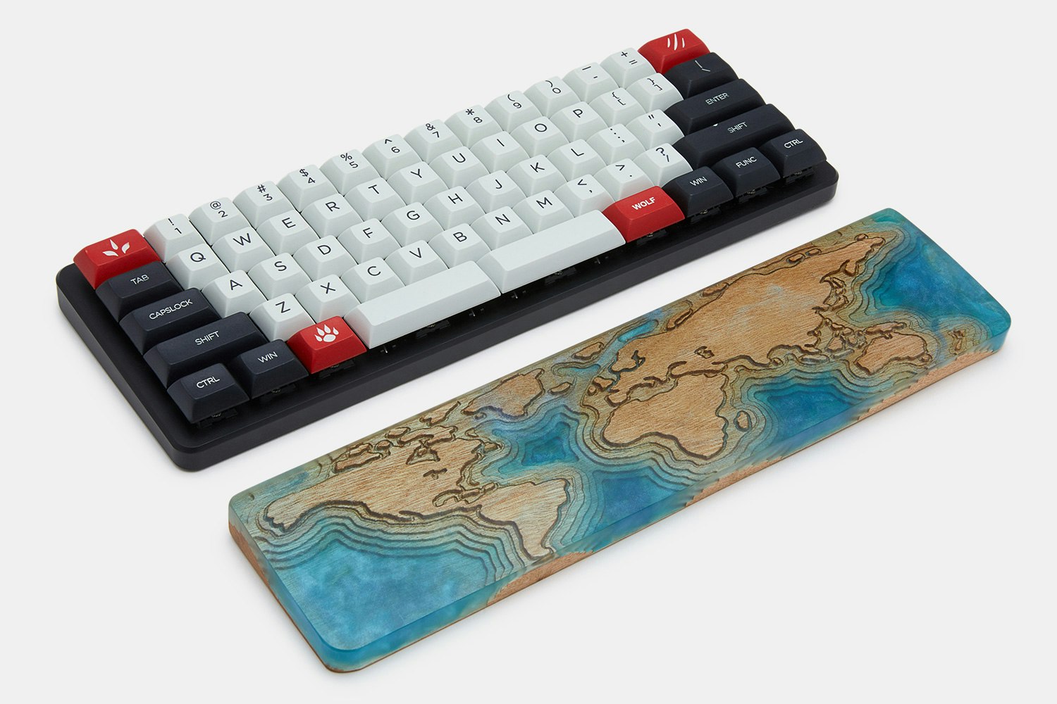 Poco World Map Wrist Rests