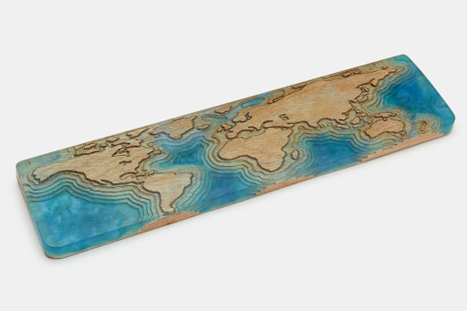 Poco World Map Wrist Rests
