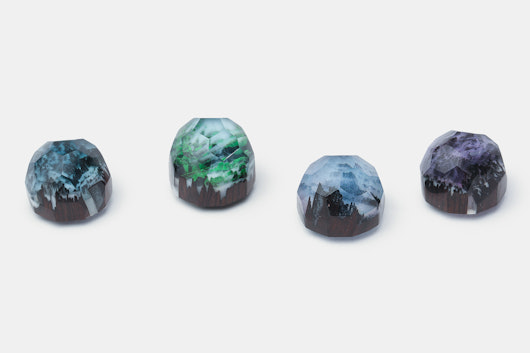 Polygonal Mini Iceland Wood & Resin Artisan Keycap