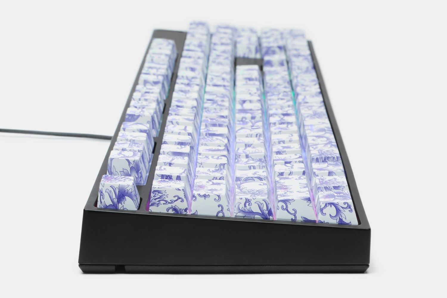 Porcelain ABS Shine-Through 104-Keycap Set
