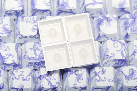 Porcelain ABS Shine-Through 104-Keycap Set