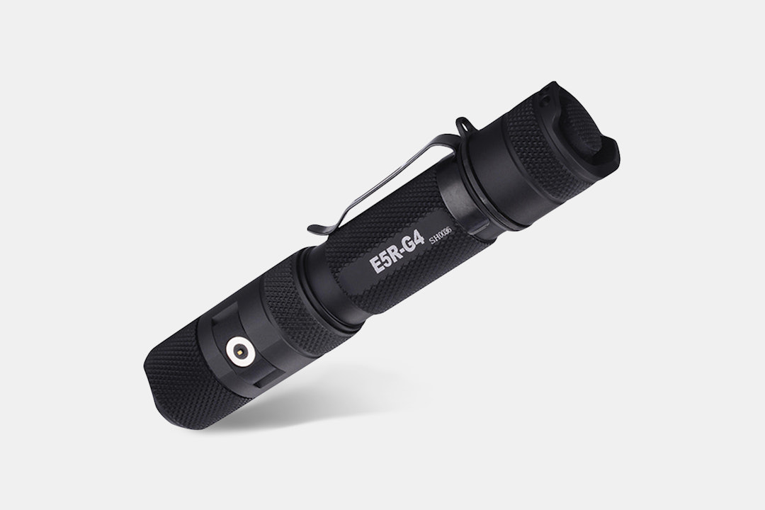 Powertac E5R-G4 1,800-Lumen Rechargeable Flashlight
