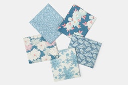 Cottage Fabric Collection - Fat Quarter - Blue/Teal