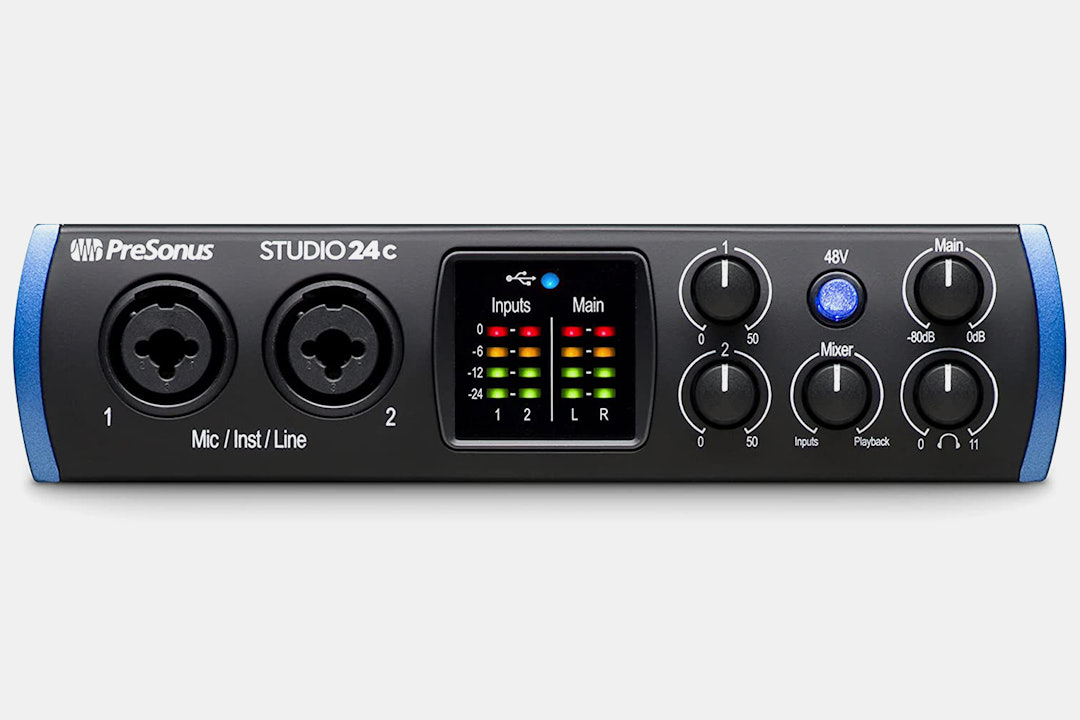 PreSonus Studio 24c 2x2 USB Audio Interface