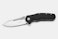 TX021 – Black G10 Handle, Silver Blade