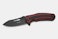TX021RBK – Black/Red G10 Handle, Matte Black Blade
