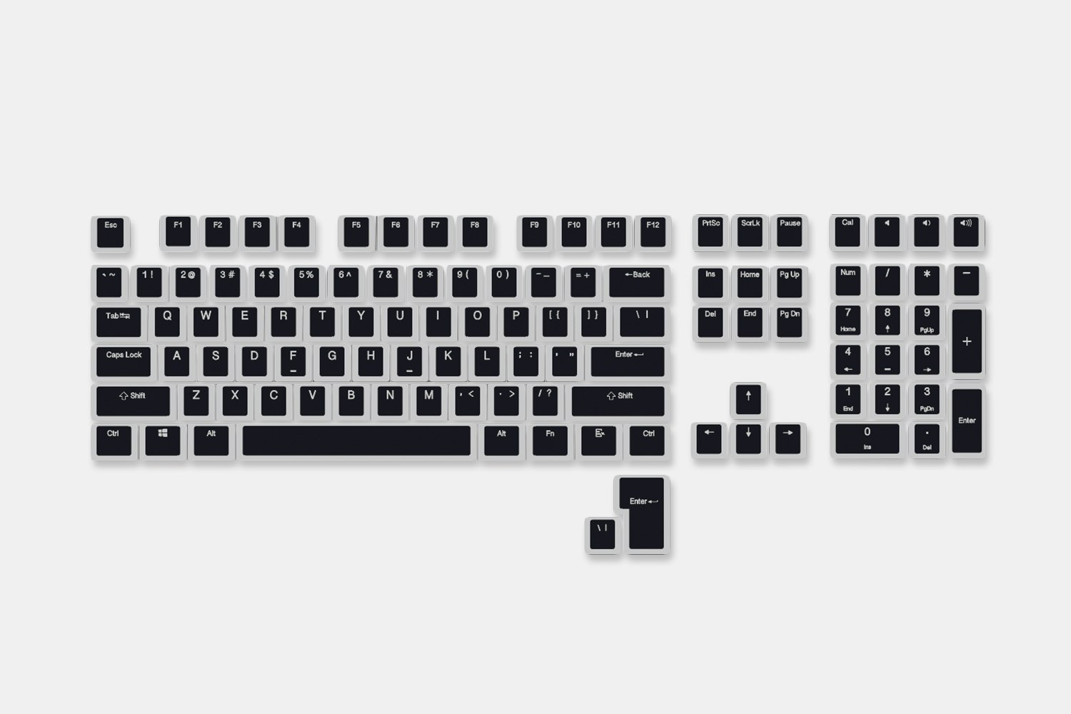 Pudding PBT Doubleshot Keycap Set