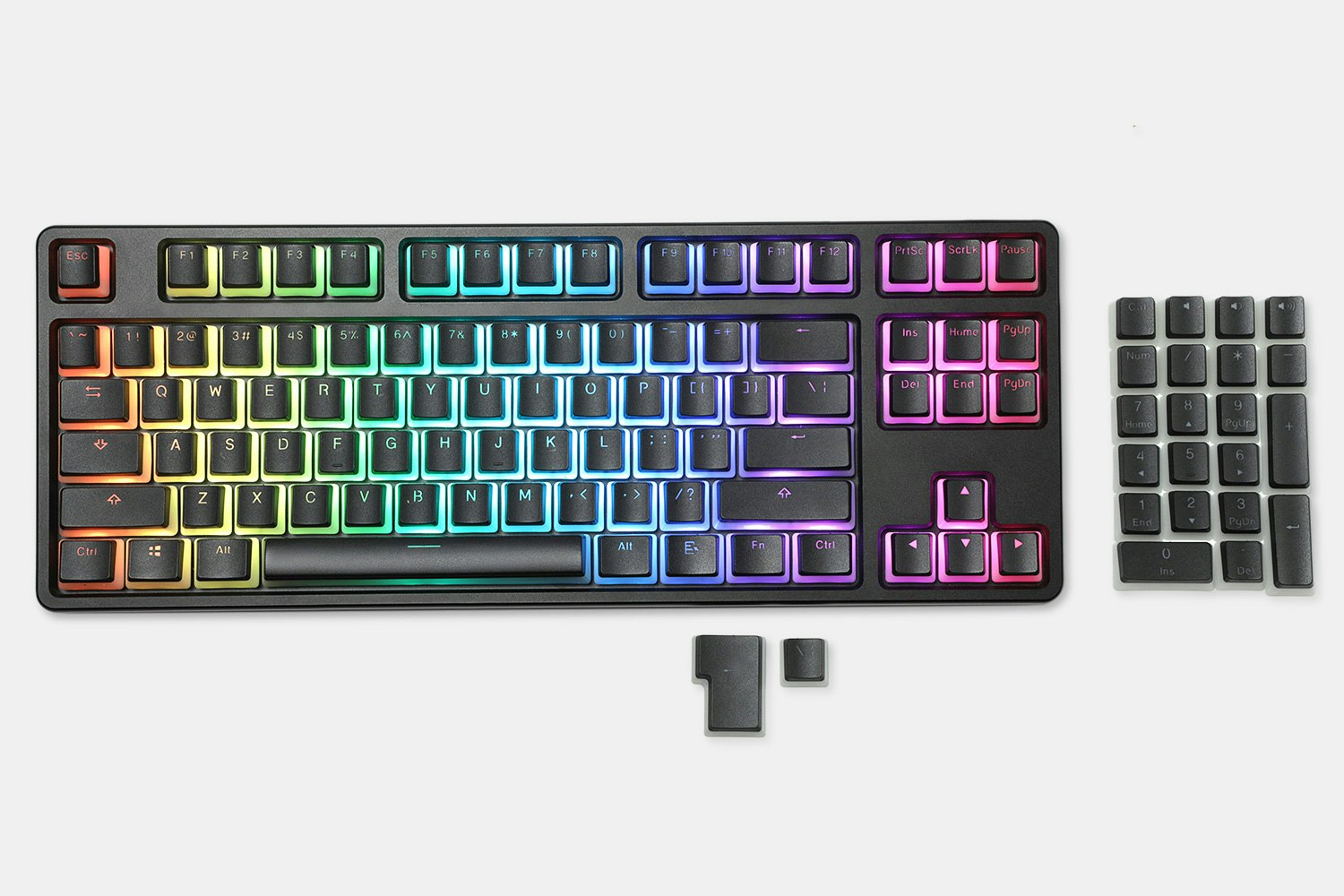 Pudding PBT Doubleshot Keycap Set Mechanical Keyboards Keycaps