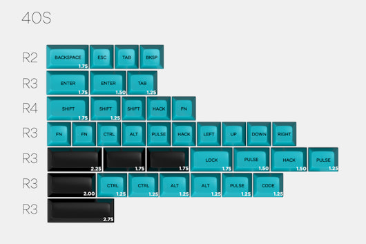 Massdrop x MiTo SA Pulse Custom Keycap Set