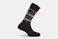 Wool Cashmere Nordic Sock - 407 Brown