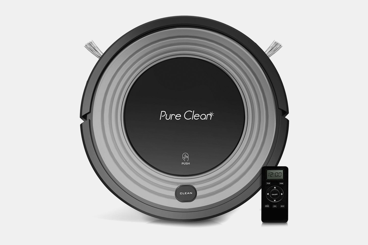 Pure Clean PUCRC96B Smart Robot Vacuum Vacuums Drop