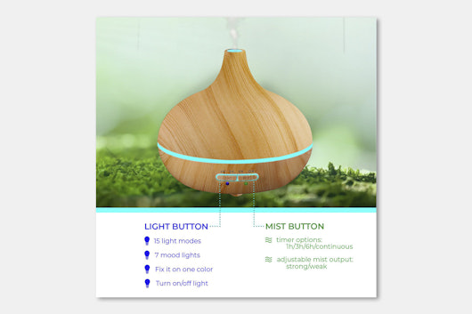 PDC Aromatherapy Diffuser & Essential Oils