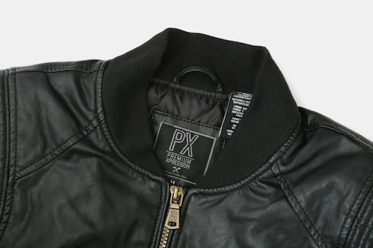 PX Clothing Kenny Vegan Leather Jacket
