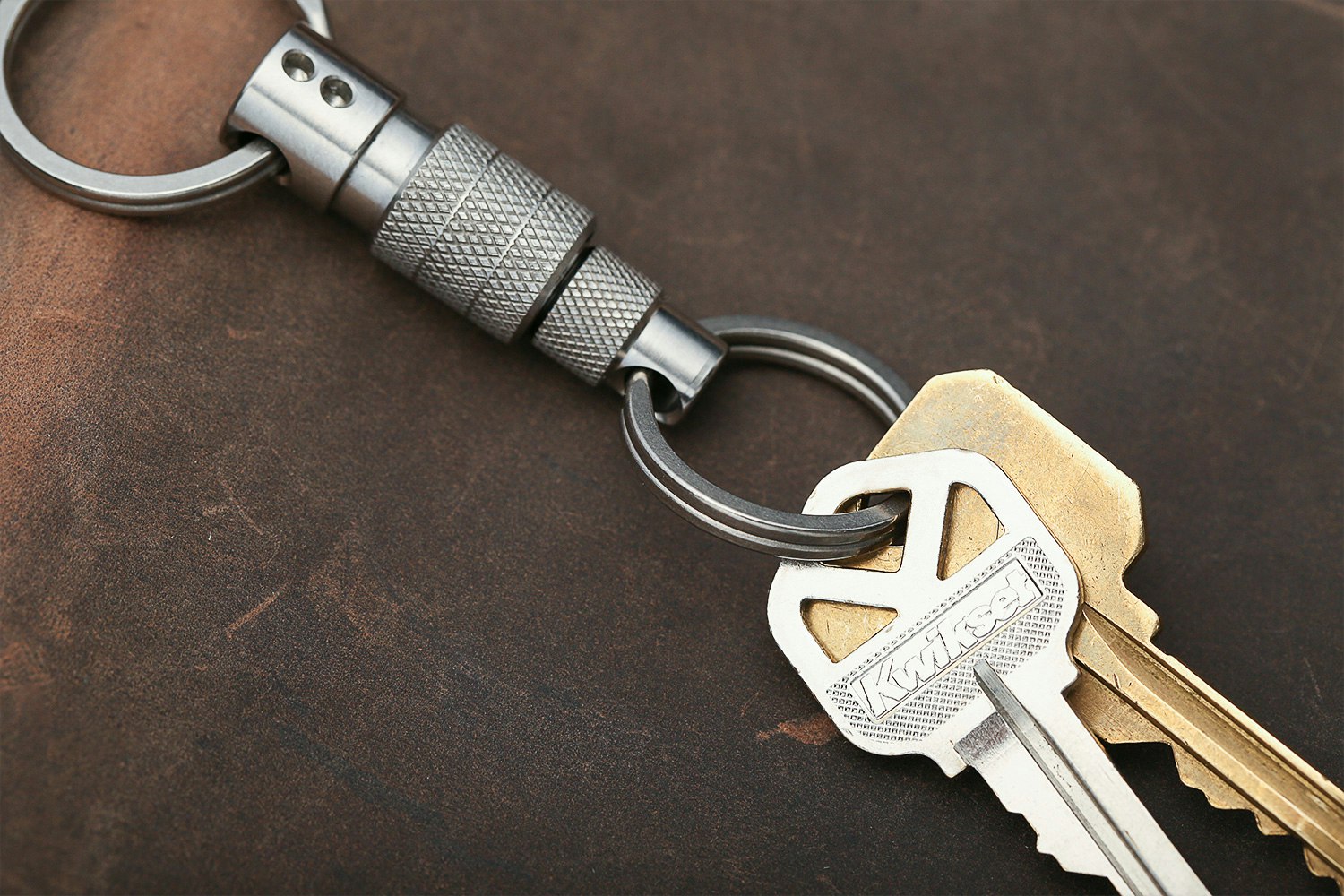 QRing V5 Titanium QuickRelease Keychain Bottle Openers Drop