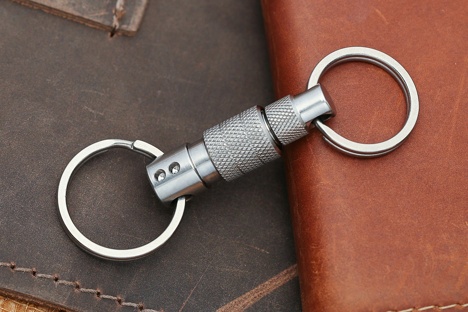 QRing V5 Titanium QuickRelease Keychain Price & Reviews Massdrop