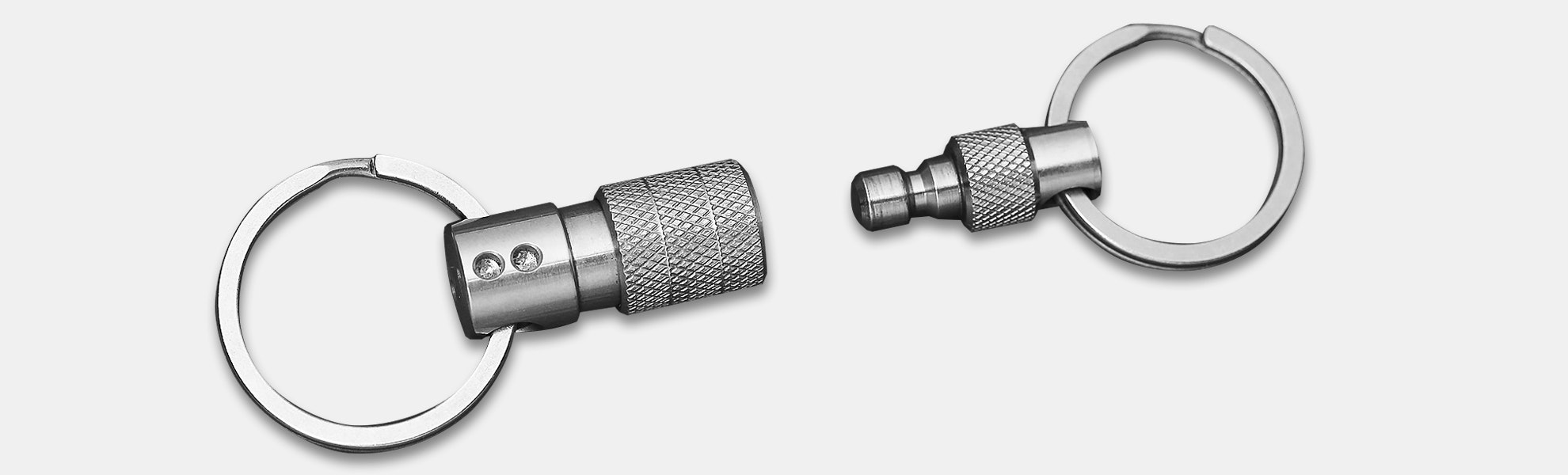 QRing V5 Titanium QuickRelease Keychain Price & Reviews Massdrop