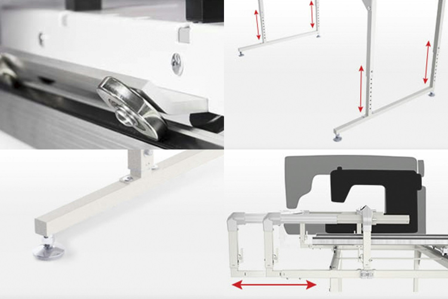 Grace Company QZone Hoop Frame Bundle Sewing Tables Drop