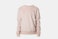 Side-zip Microsuede Sweatshirt - Pink