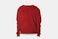 Side-zip Microsuede Sweatshirt - Red