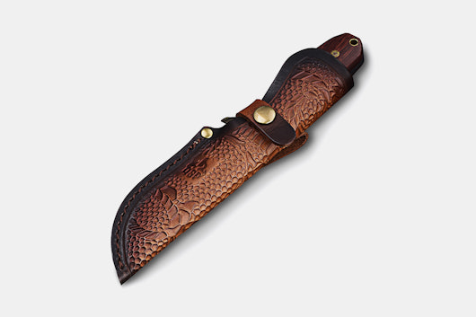 QSP Erised Fixed Blade Knife w/ Leather Sheath