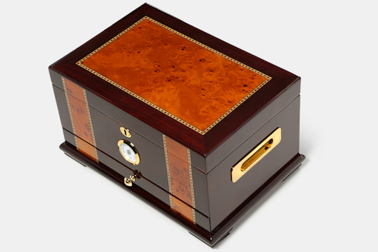 Quality Importers Solana Rosewood Cigar Humidor