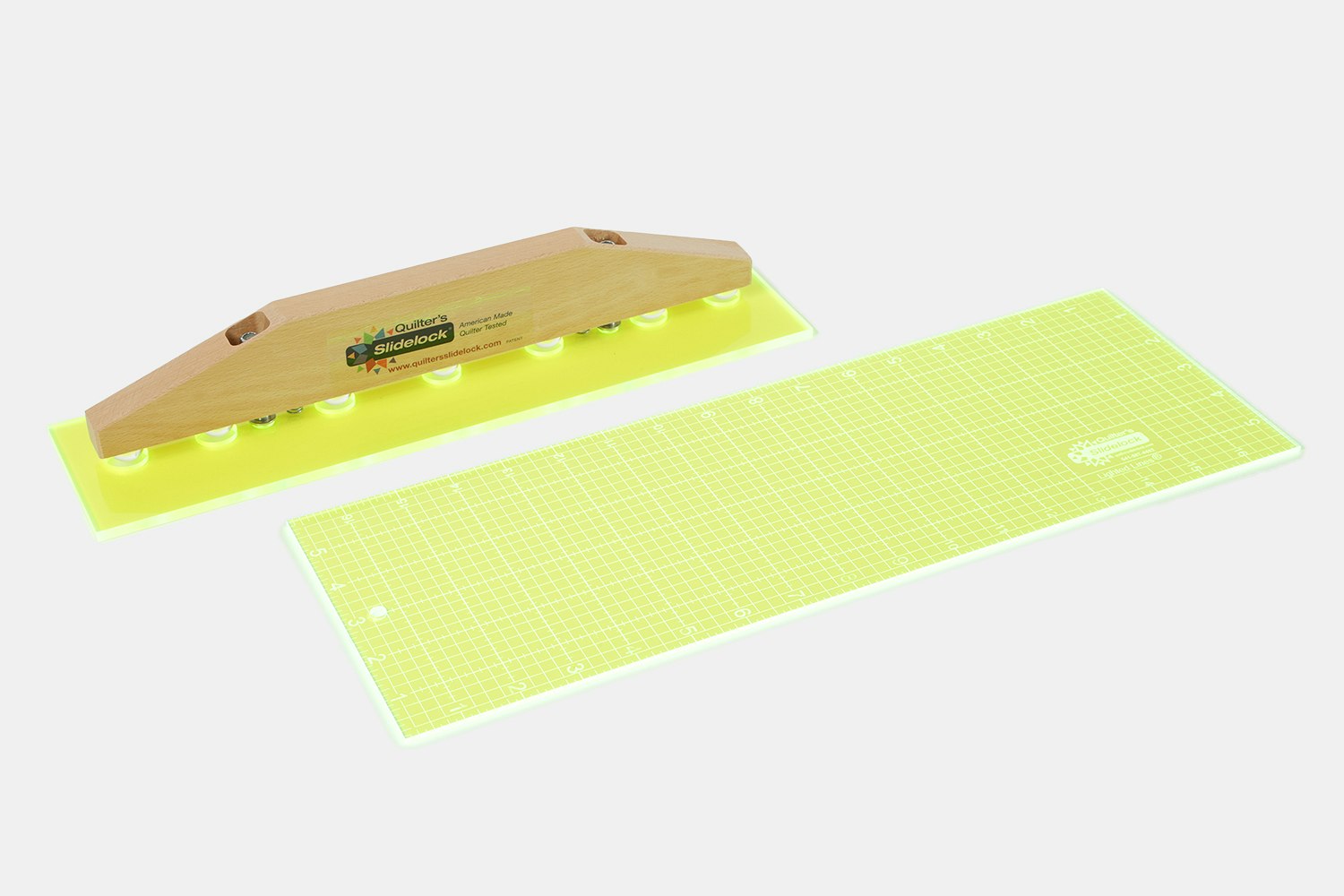 Quilters Slidelock & Ruler Set Cutting Notions Drop