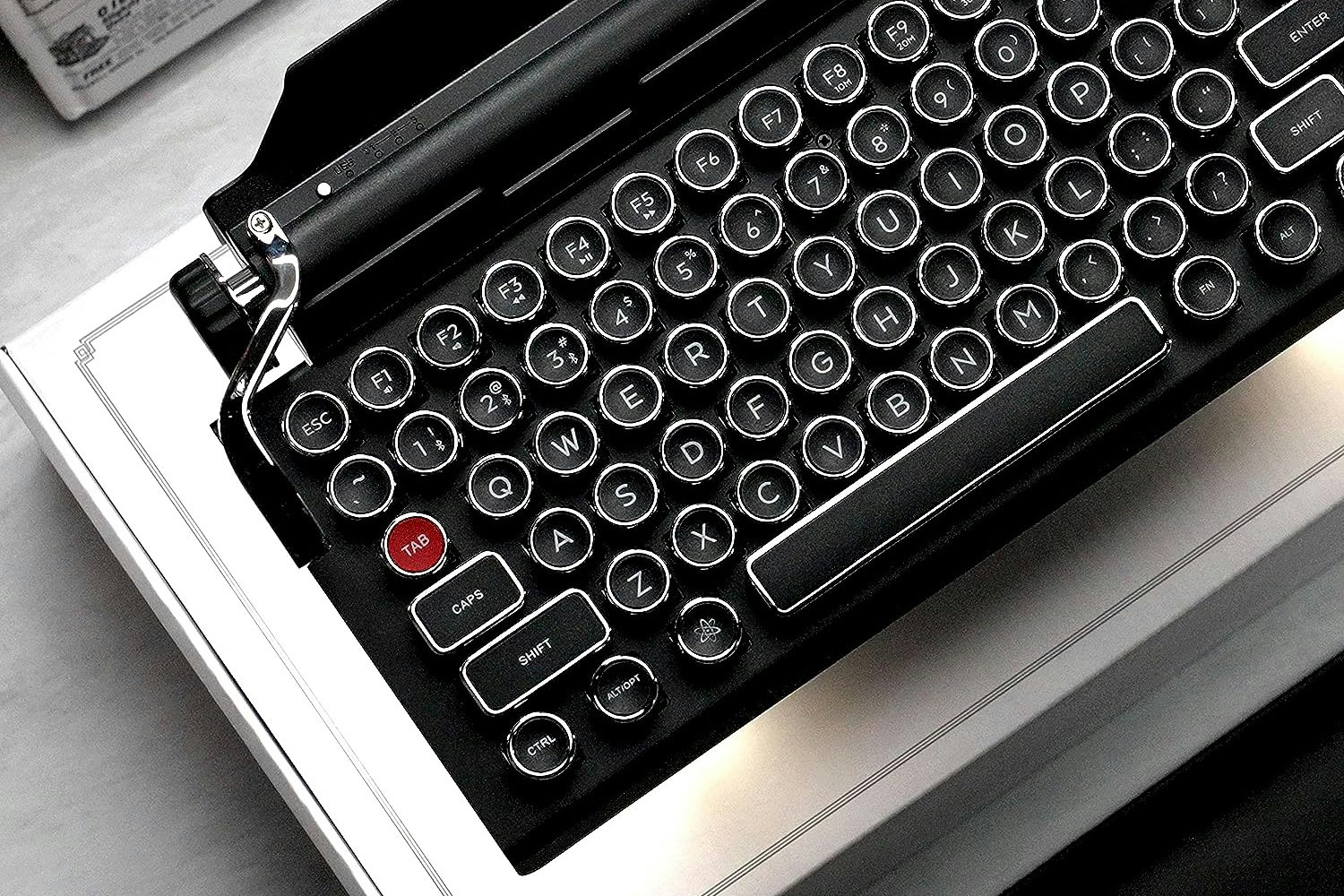 QwerkyToys QWERKYWRITER Typewriter Mechanical Keyboard