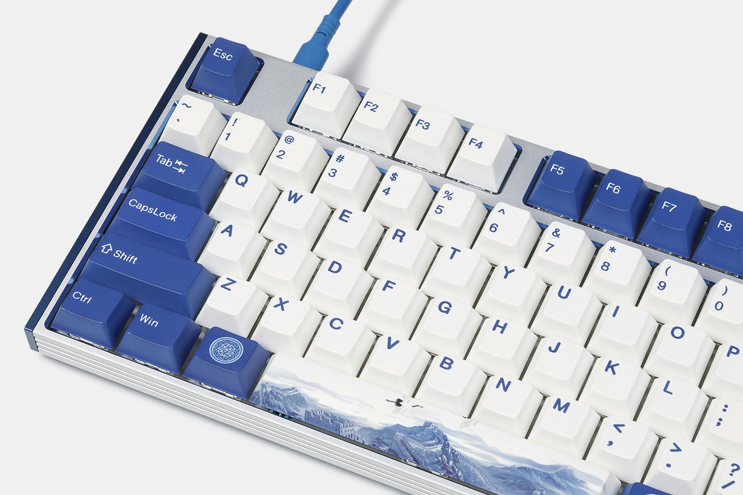 RJiang Triple Mode Porcelain Mechanical Keyboard