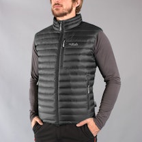 Men's Microlight Vest, beluga/squash