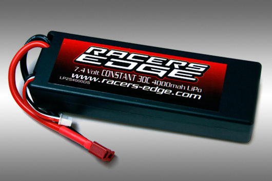 Racers Edge 7.4v 4000mah LiPo Bundle (2 Batteries)
