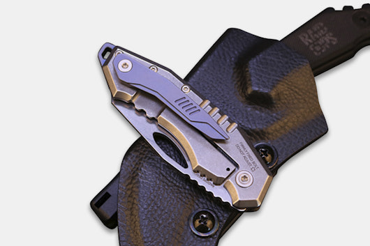 Raidops Blue Shark M390 Folding Knife