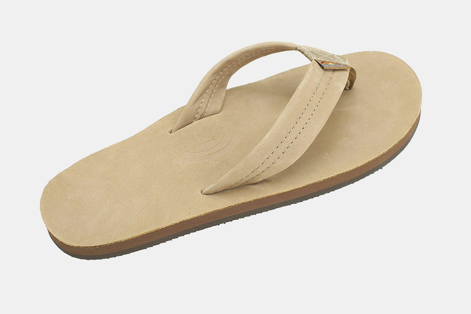 rainbow sandals men's double layer premier leather