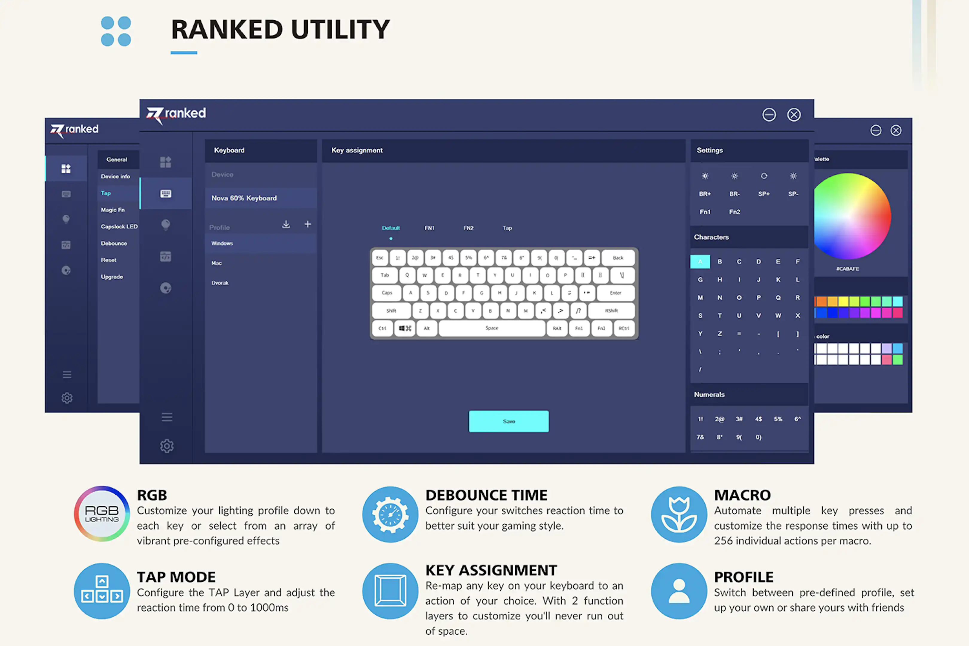 Ranked Nova 60% Hot-Swappable Mechanical Keyboard Kit | Mechanical ...