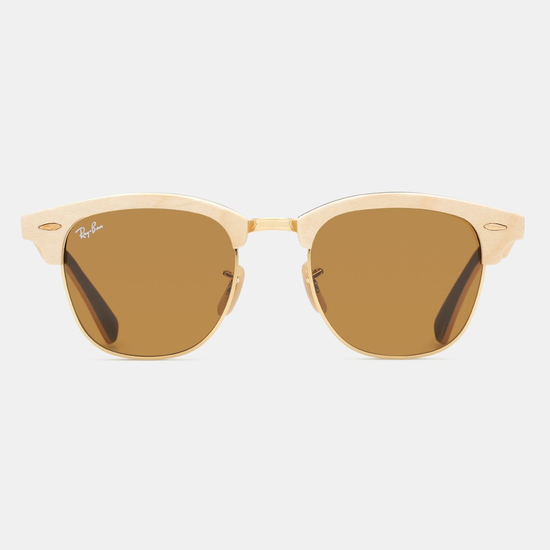 Ray-Ban Clubmaster Wood Sunglasses | Eyewear | Sunglasses | Drop