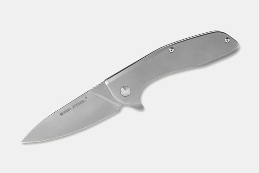 Real Steel E571 Bead Blast 14C28N Frame Lock Knife
