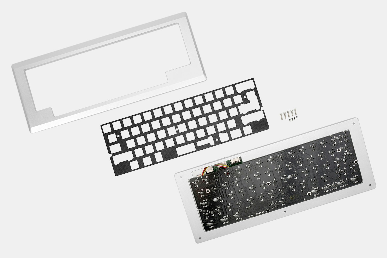 Red Scarf II+ Ver.E MX0110 60% Custom Keyboard Kit